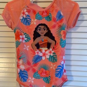 Size 5/6 Disney Moana swimsuit one piece